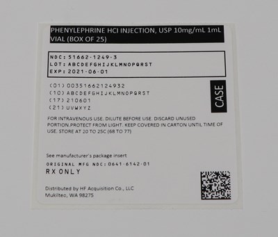 Serialized Case Label (5166212493 Label)